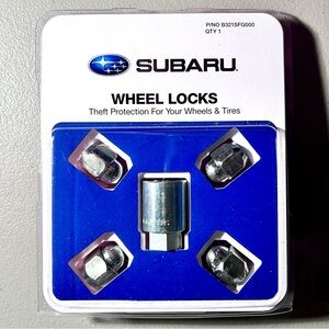 Subaru Wheel Locks Set B321SFG000 - Theft Protection For Wheels & Tires